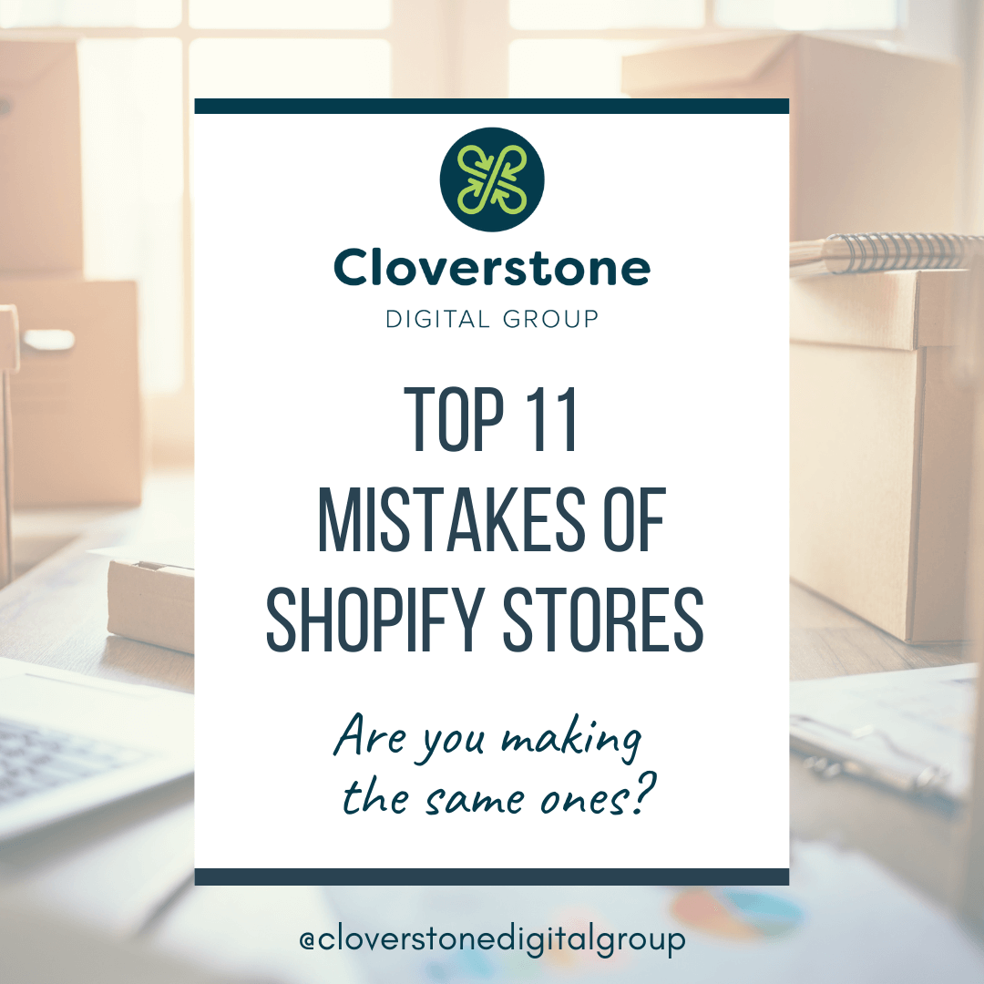 mistakes made by shopify stores